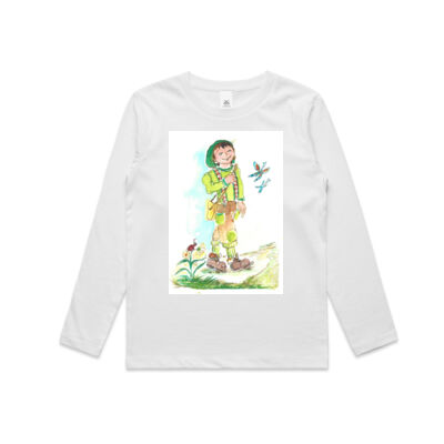Kid's Long Sleeve Tee Featuring Splendid Fellow Pumpkin Thumbnail